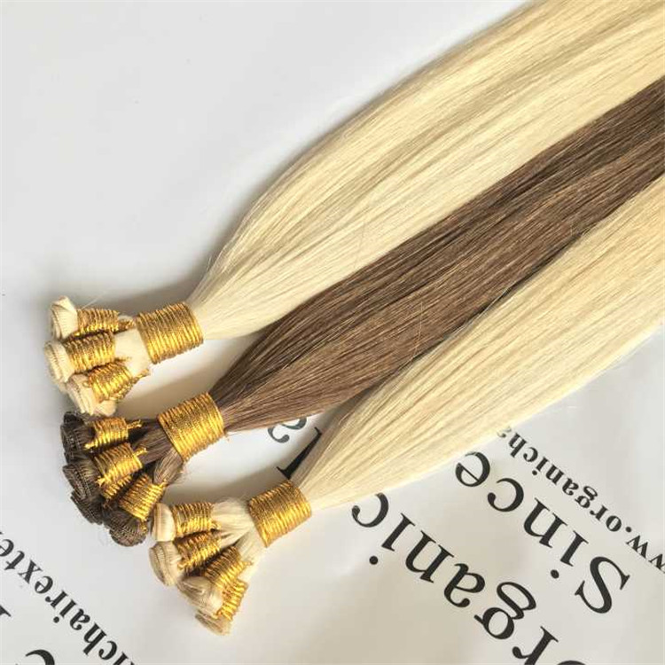 Hand tied weft hair extension order H32